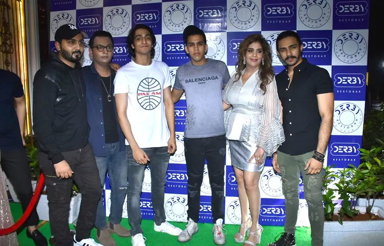 Derby के दूसरे आउटलेट के लॉन्च पर पहुंचे अहान पांडे