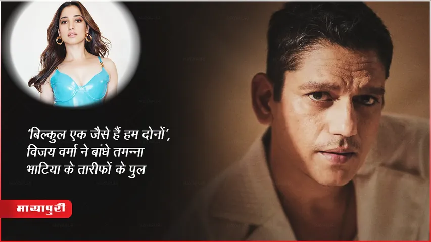 Vijay Varma:'बिल्कुल एक जैसे हैं हम दोनों', विजय वर्मा ने बांधे तमन्ना भाटिया के तारीफों के पुल