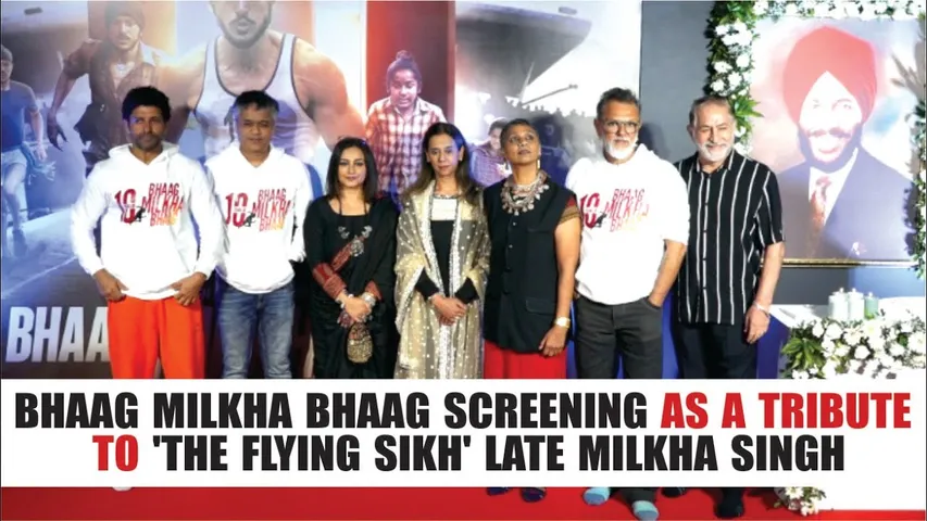 Bhaag Milkha Bhaag Screening, Tribute to Late Milkha Singh