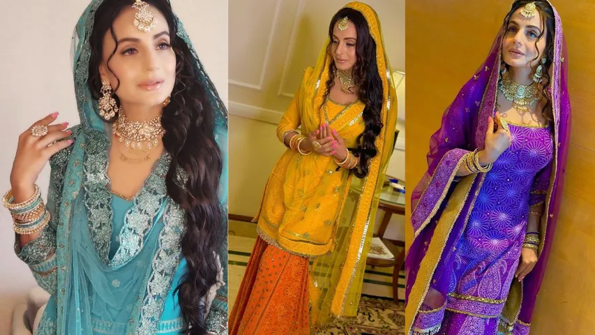 Ameesha Patel Sharara Look: गदर 2 एक्ट्रेस अमीषा पटेल ने शरारा लुक्स ने प्रमोशन में लगाएं चार चांद