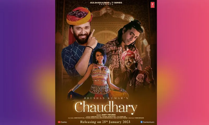 Jubin Nautiyal और Yohani मशहूर संगीतकार Amit Trivedi द्वारा संगीतबद्ध किये गए फोक फ्यूज़न 'चौधरी' के लिए Mame Khan के साथ आएंगे नज़र
