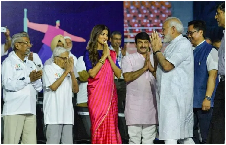 पीएम नरेंद्र मोदी के फिट इंडिया मूवमेंट के लांच में शामिल हुईं शिल्पा शेट्टी कुंद्रा 