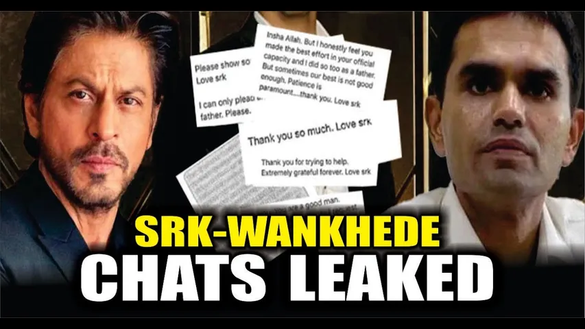 Shah Rukh Khan and Sameer Wankhede WhatsApp Chat Leaked