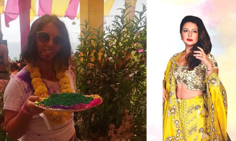 Gioconda Vessichelli जब होली की मस्ती में झूम उठती है, तो मस्त बाघिन की तरह वाइल्ड हो जाती है