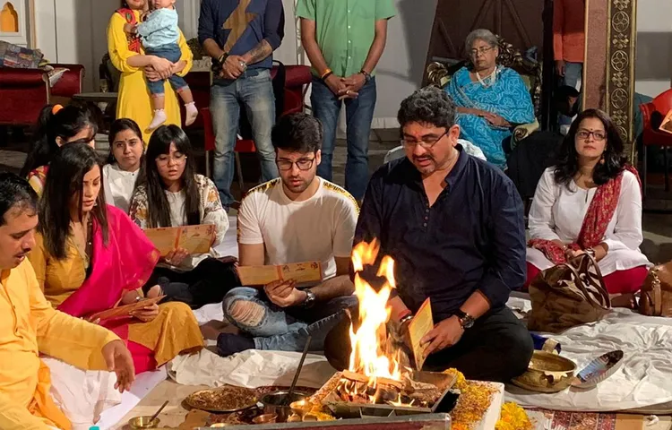 राजन शाही ने अपनी नई शुरुआत के लिये किया हवन!
