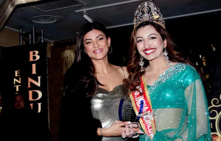 सुष्मिता सेन ने दक्षिण एशियाई महिला सशक्तिकरण में मिस इंडिया वर्ल्डवाइड श्री सैनी को वुमन हीरो अवार्ड से सम्मानित किया