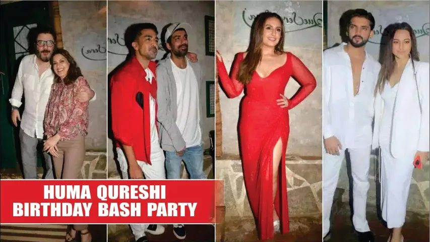 Celebrity Arrive at Huma Qureshi Birthday Party