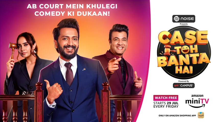 Amazon miniTV announces India’s biggest weekly comedy show featuring top Bollywood stars– Case Toh Banta Hai