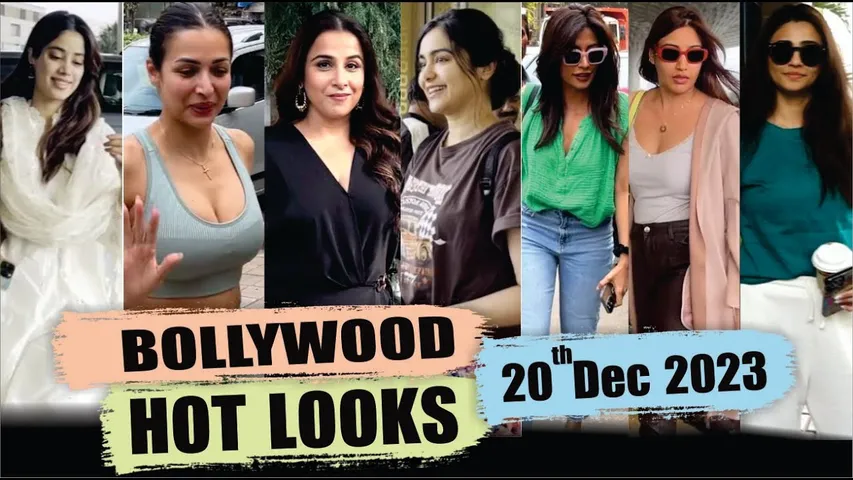 Bollywood Actress Spotted Today Janhvi Kapoor Malaika Arora Vidya Balan