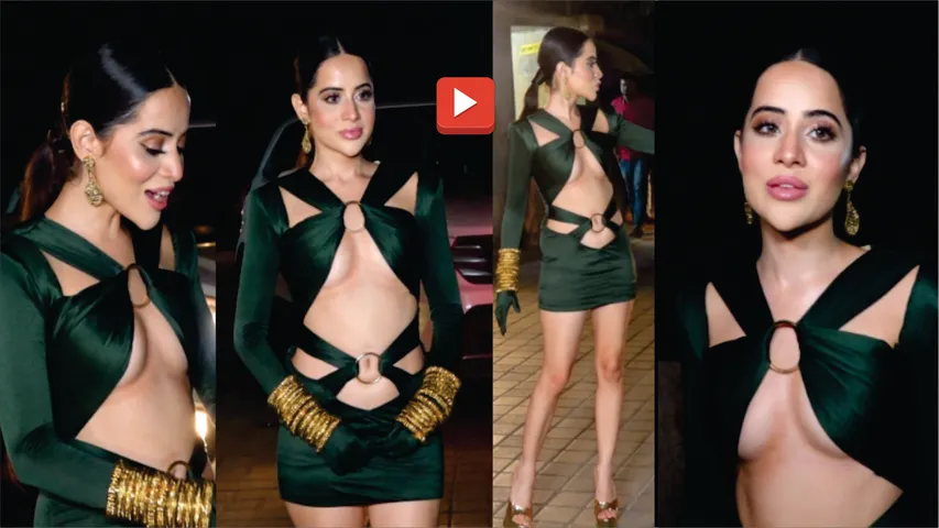 Urfi Javed Dress: उर्फी जावेद को अतरंगी ड्रेस का आया नया आइडिया