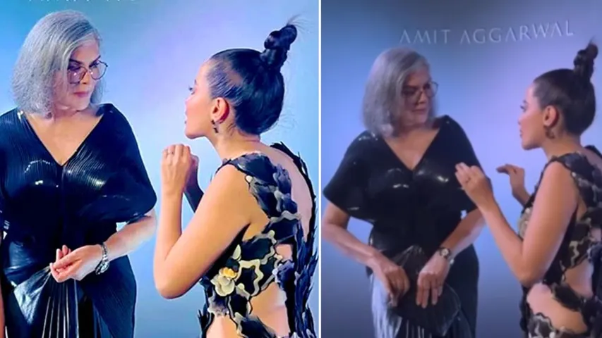 Zeenat Aman meets Urfi Javed