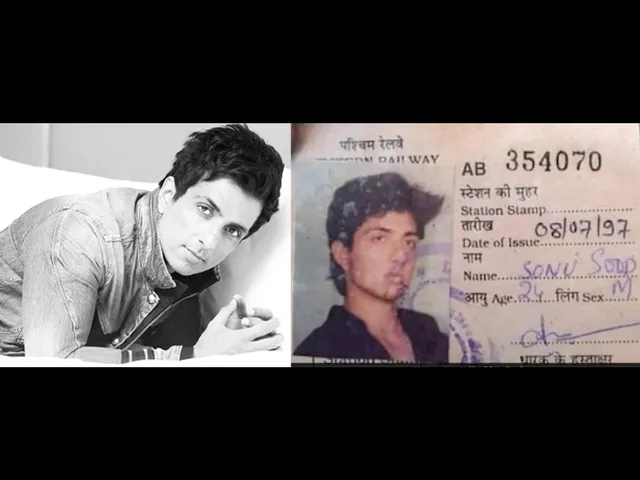 420 रुपये का पास लेकर 23 साल पहले लोकल ट्रेन से सफर किया करते थे सोनू सूद , तस्वीर हुई वायरल
