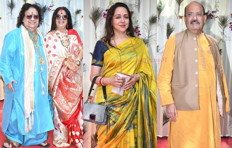 बप्पी लाहिड़ी ने मुंबई में आयोजित की अपने पोते कृष की अन्नप्राशन सेरेमनी