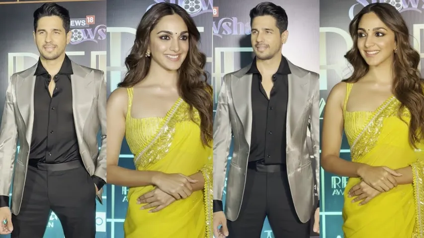 SHOWSHA REEL AWARDS में शेरशाह कपल ने मचाई धूम