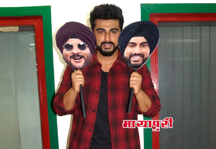 अर्जुन कपूर ने दिल्ली में किया 'मुबारकां' का प्रमोशन