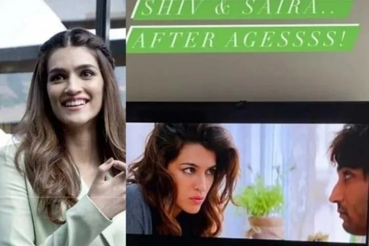 Kriti Sanon ने शेयर की दिवंगत अभिनेता सुशांत सिंह राजपूत के साथ फिल्म राब्ता की तस्वीर
