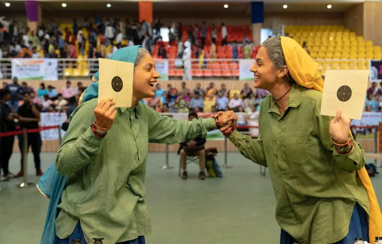 #NationalSportsDay के मौके पर रिलीज़ हुआ तापसी और भूमि की फिल्म ‘सांड की आंख’ का नया पोस्टर