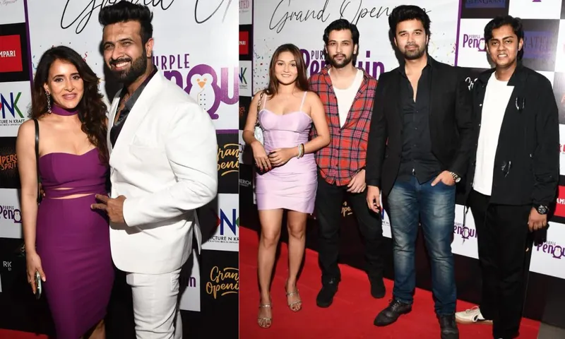 शाही, शानदार क्लब-बार 'Purple Penguin' की ग्लैम-ग्लिट्ज़ लॉन्च पार्टी में शामिल हुए सेलेब्रिटी by Chaitanya  Padukone 