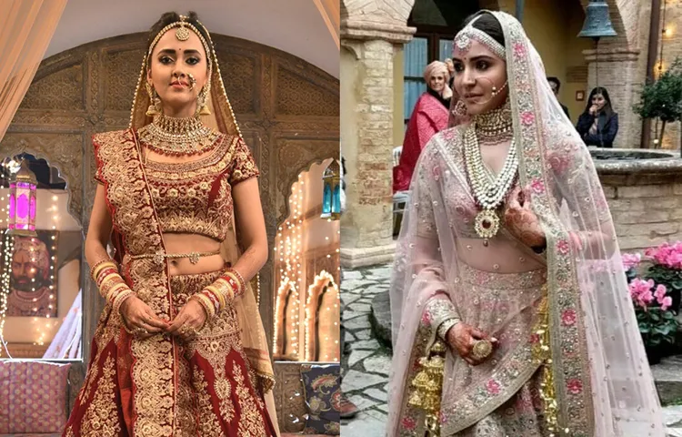 अनुष्का शर्मा के वेडिंग लुक से, प्रेरित हुई तेजस्वी प्रकाश