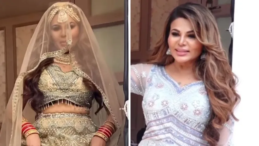 Rakhi Sawant and Adil Khan Durrani 