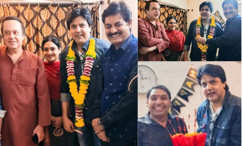 अभिनेता Neeraj Bhardwaj की जन्मदिन की पार्टी का आयोजन निर्माता संजय श्रवण द्वारा किया गया
