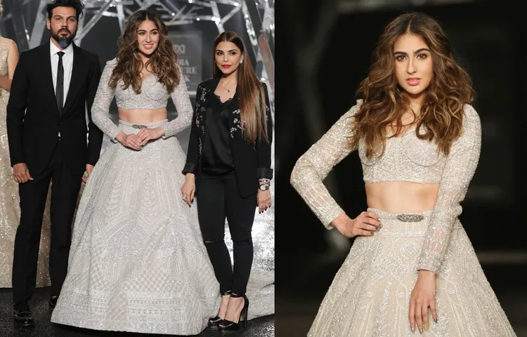 FDCI इंडिया कॉउचर वीक में फाल्गुनी और शेन के लिए शोस्टॉपर बनी सारा अली खान