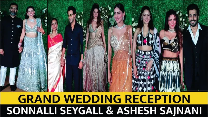 Bollywood Celebs Arrive At Sonali Seygall and Ashesh L Sajnani Wedding Reception