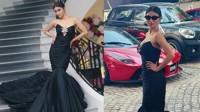 Mouni Roy dazzles in Cannes Film Festival in all black dress see photos