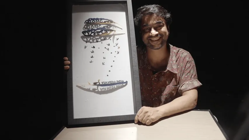 History TV18 पर मिलिए महाराष्ट्र के फेदर आर्टिस्ट से, जिनकी कला के फैन बने फिल्म स्टार्स