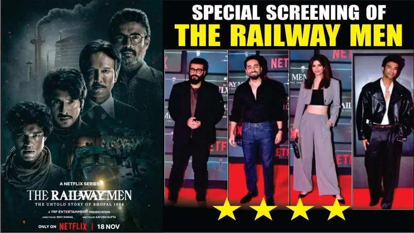 Arjun Kapoor, Babil Khan, Ayushmann, Malaika Arrived At Special Screening Of The Railway Men