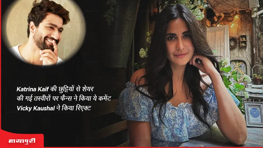 Vicky Kaushal reacted to fans' comments on Katrina Kaif's vacation photos