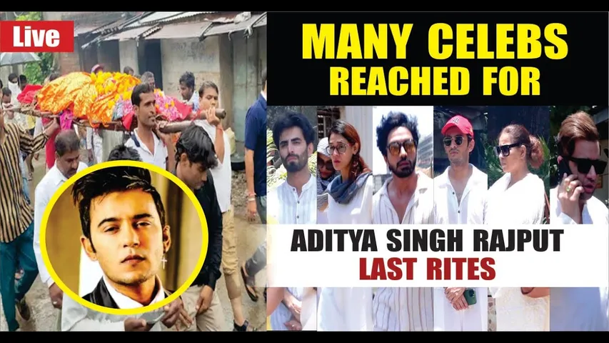 Actor Aditya Singh Rajput Funeral 