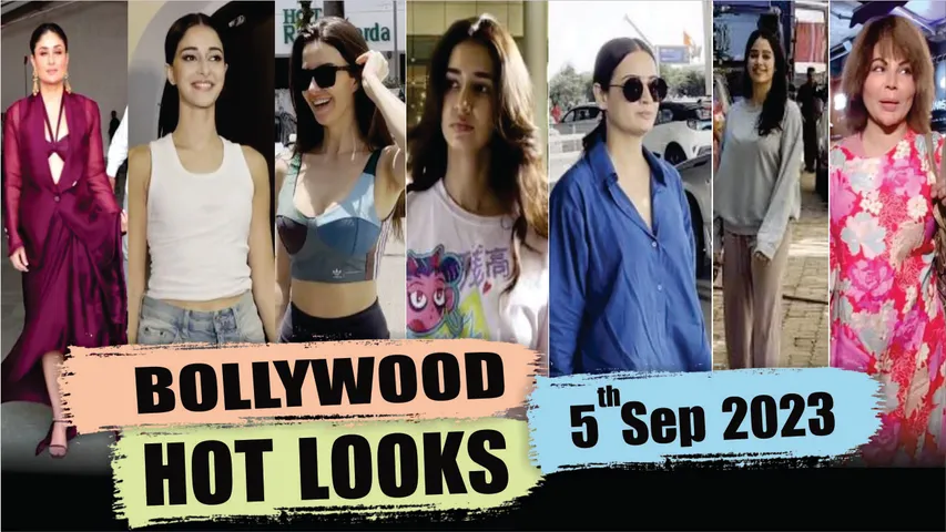 Ananya Panday, Disha Patani, Dia Mirza, Jahvi Kapoor Actress Spotted Today
