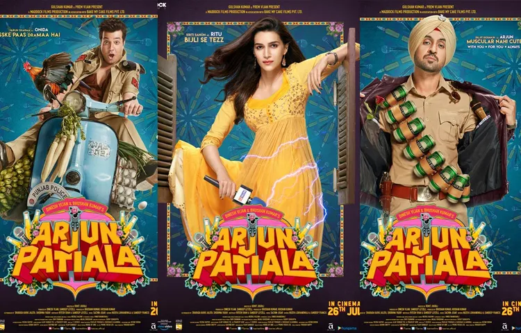 दिलजीत दोसांझ और कृति सेनन की फिल्म ‘अर्जुन पटियाला’ के पोस्टर्स रिलीज, इस दिन होगी रिलीज़