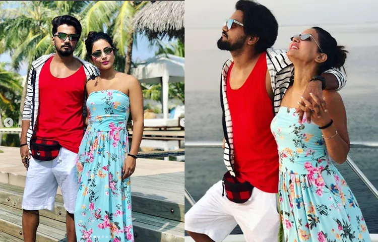 बॉयफ्रेंड के साथ छुट्टियां मनाते हुए हिना खान ने शेयर कि तस्वीरें, रोमांटिक तस्वीरें आई सामने
