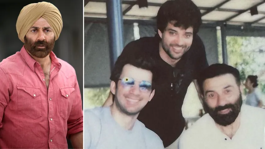 Sunny Deol shared pictures from this film set with son