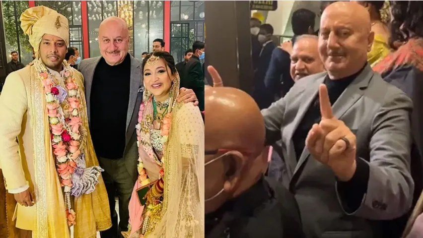 अनुपम खेर की भतीजी की शादी में माँ दुलारी ने खोली पोते सिकंदर के बचपन की पोल