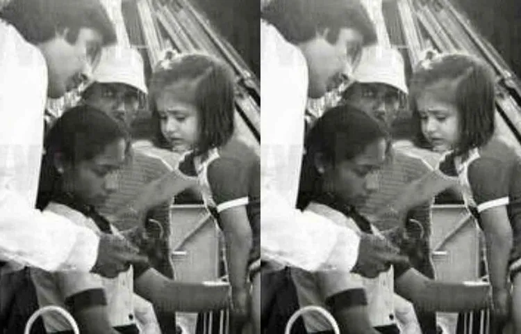 Photo: अमिताभ बच्चन ने किस एक्ट्रेस की बचपन की फोटो शेयर की है, पहचानिए ?