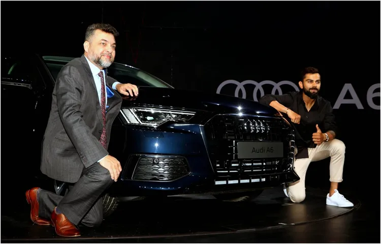 Photos: विराट कोहली ने भारतीय बाजार के लिए लॉन्च की Audi A6