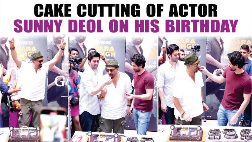 Sunny Deol Grand Birthday Celebration With His Sons & Fans