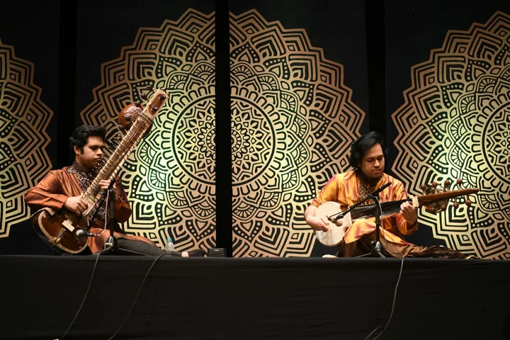 Lakshya Mohan with Aayush Mohan