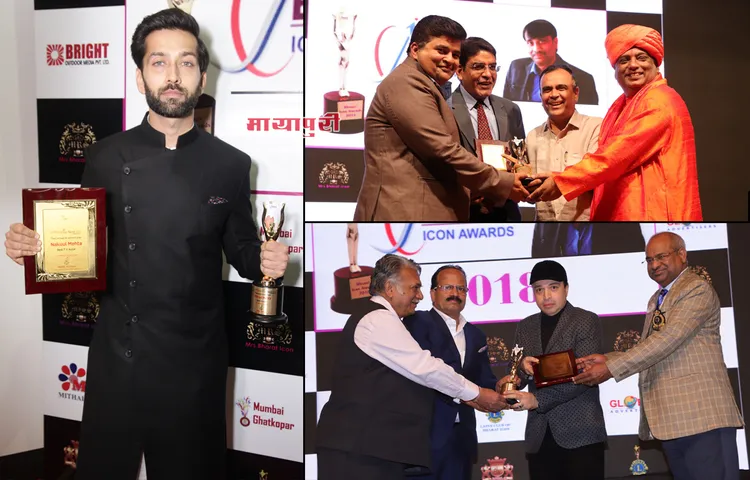 मुंबई में आयोजित हुए भारत आइकॉन अवार्ड 2018 कईं हस्तियाँ हुई शामिल