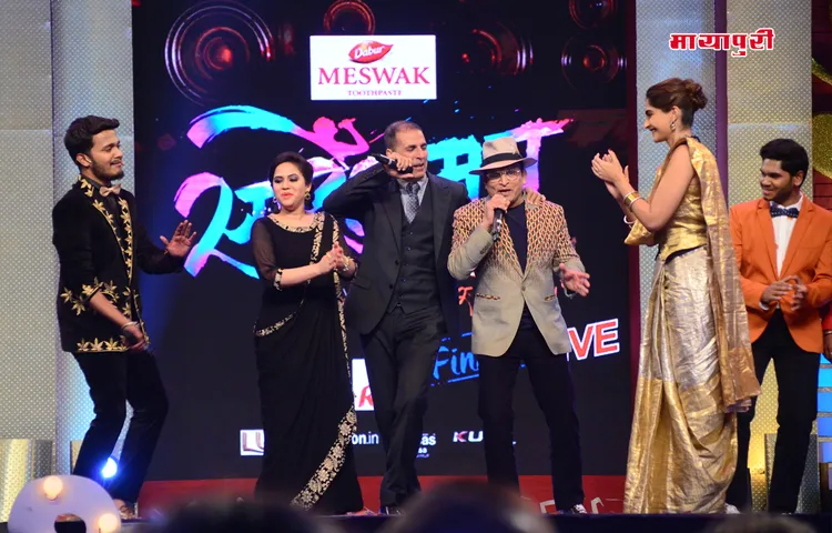 ज़ी टीवी मराठी के ‘सारेगामापा -घे पंगा कर दंगा’ के ग्रैंड फिनाले में ‘पैडमैन’ का प्रमोशन करने पहुँचे अक्षय कुमार और सोनम कपूर