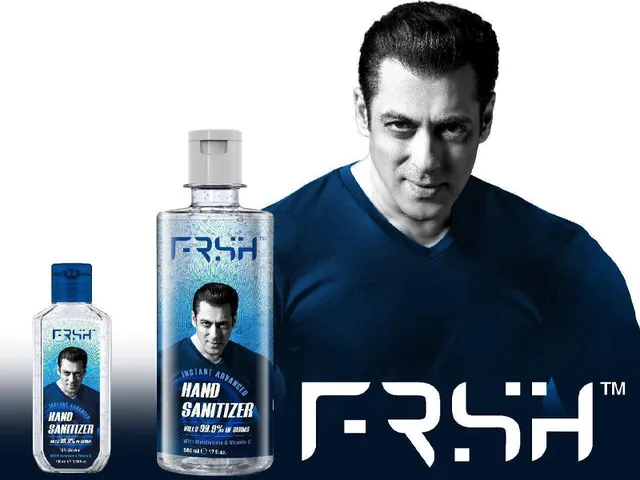 लॉकाडाउन में सलमान खान ने लॉन्च किया पर्सनल केयर ब्रांड FRSH, सैनेटाइजर से की शुरुआत