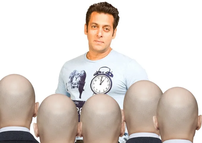 सलमान खान के रिश्तेदार हुए गंजे , जानिए आखिर चल क्या रहा है?