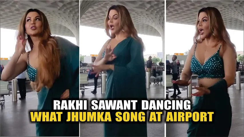 Rakhi Sawant Dance at Airport 