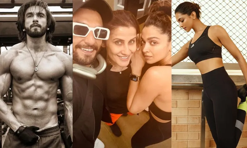 Deepika Padukone और Ranveer Singh जिम में वर्कआउट करते आए नजर