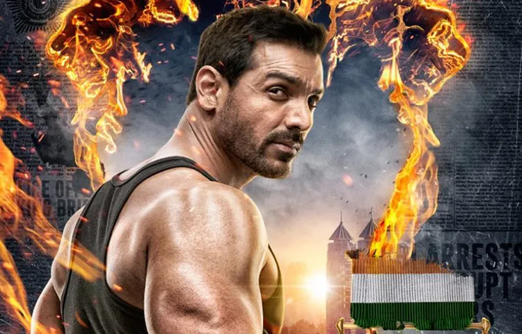 जॉन अब्राहम की देशभक्ति पर आधारित फिल्म 'सत्यमेव जयते' का फर्स्ट पोस्टर रिलीज  