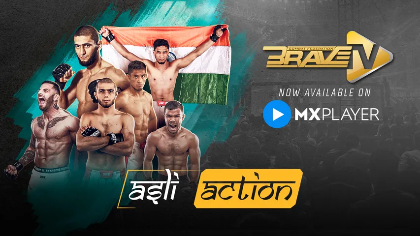 BRAVE CF और MX Player ने भारत में अंतर्राष्ट्रीय मिक्स्ड मार्शल आर्ट्‌स कॉन्टेन्ट डिस्ट्रीब्यूशन के लिए ऐतिहासिक, बहुवर्षीय समझौते की घोषणा की