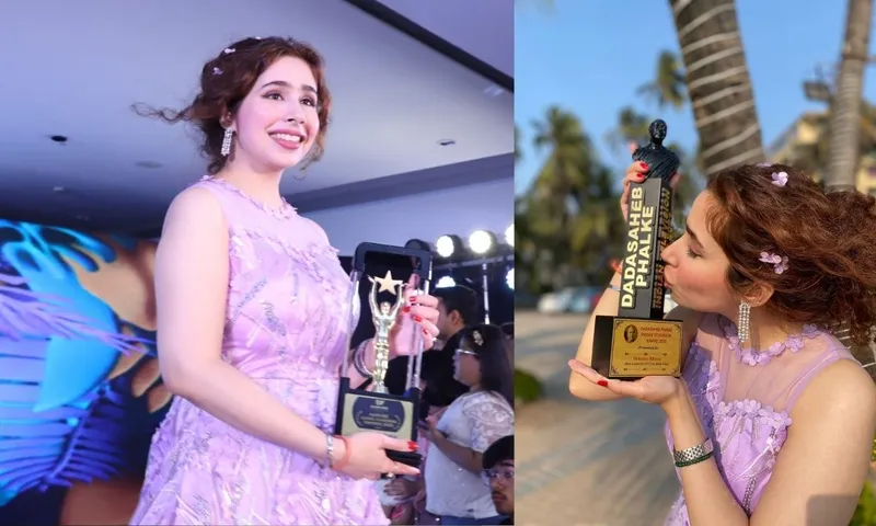 हिमानी भाटिया ने प्रतिष्ठित दादासाहेब फाल्के पुरस्कार और ब्लिंक के लिए Aarvee Entertainment Iconic Achievers Award जीता